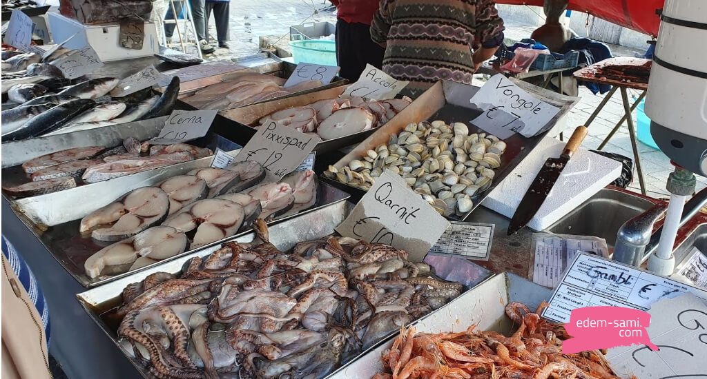 Рыбный рынок на Мальте