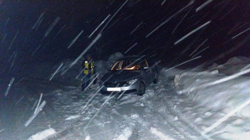 Снегопад в Австрии